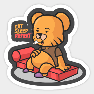 Eat Sleep Repeat Sticker